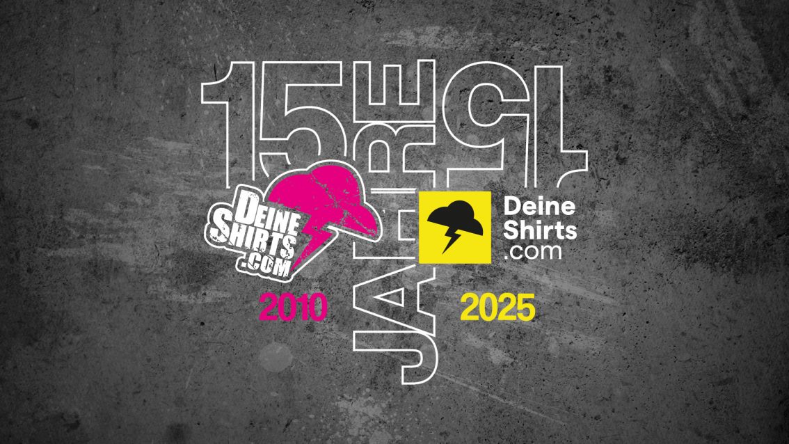 15 Jahre DeineShirts