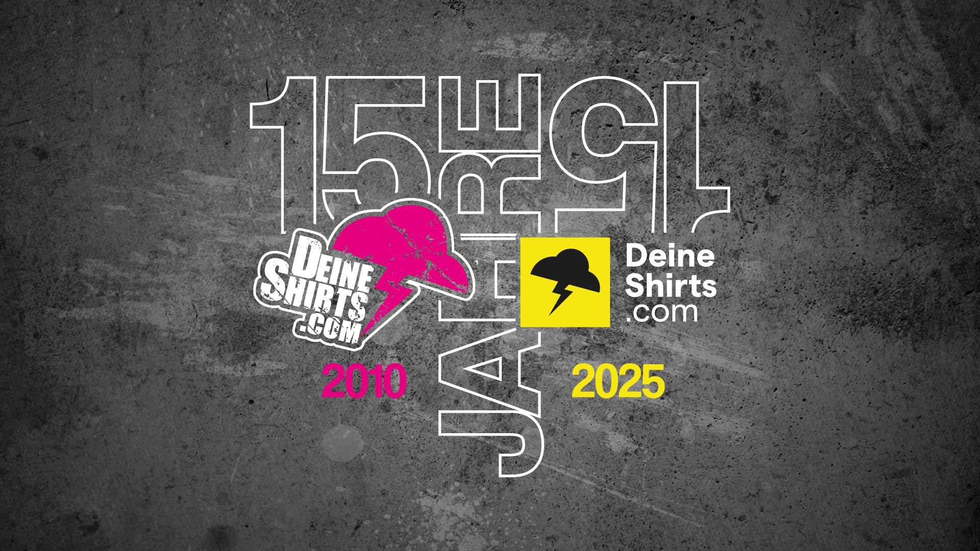 15 Jahre DeineShirts